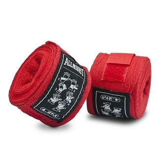 Bandaż bokserski Allright 4, 2m SW06011 czerwony