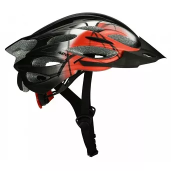 Kask L (58-61) mat IN-MOLD 75CY-ZWR  black/red